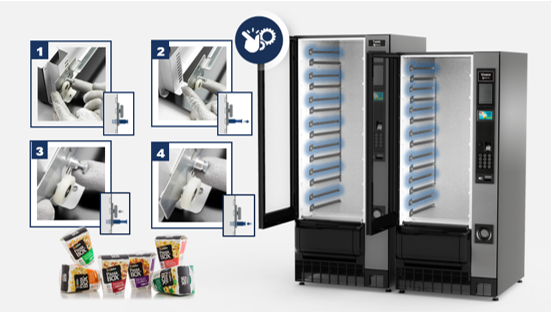 Gusto 6L 5-30 Aka Twist Can and Bottle Vending Machine