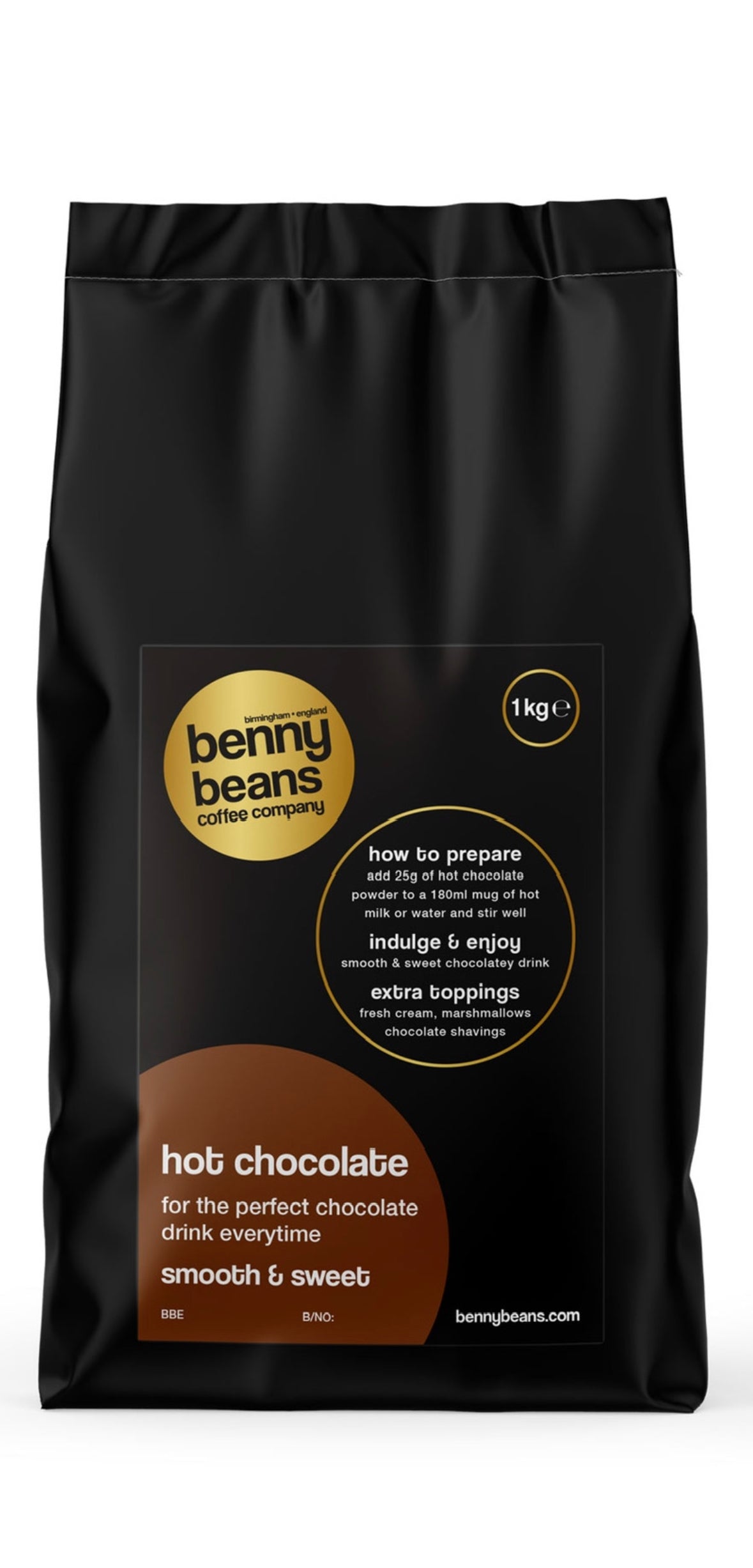 Benny Beans Luxury Vending Hot Chocolate