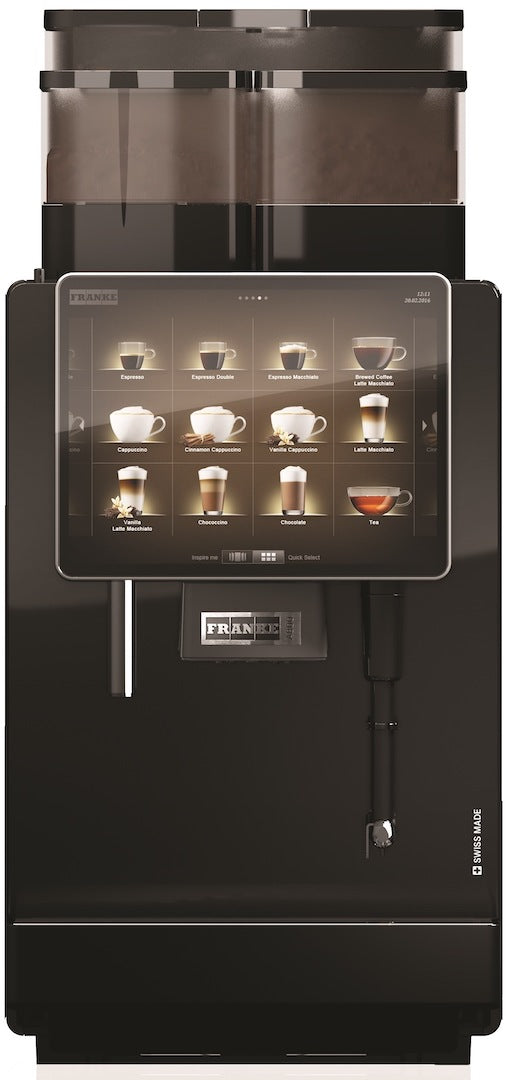 Franke A800 FM EC Coffee Machine with 12 litre Fridge