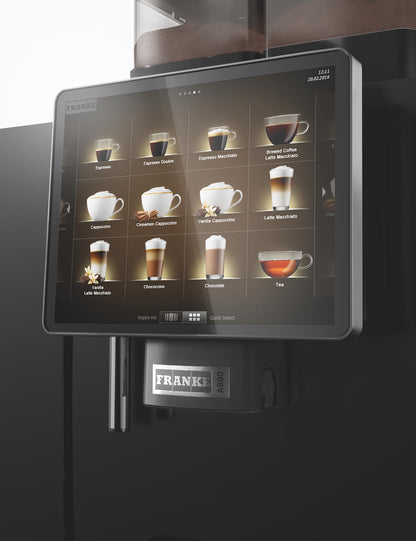 Franke A800 FM EC Coffee Machine with 12 litre Fridge