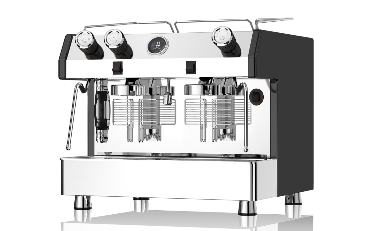 Fracino Bambino Luxury Group 2 Semi-Automatic Table Top Coffee Machine (BAM2-3V-IVORI)