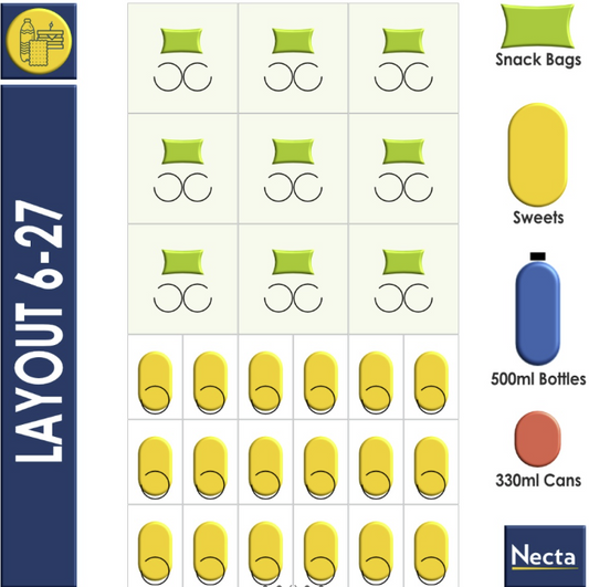 Gusto 6L 6-27 Aka Twist Snack Vending Machine