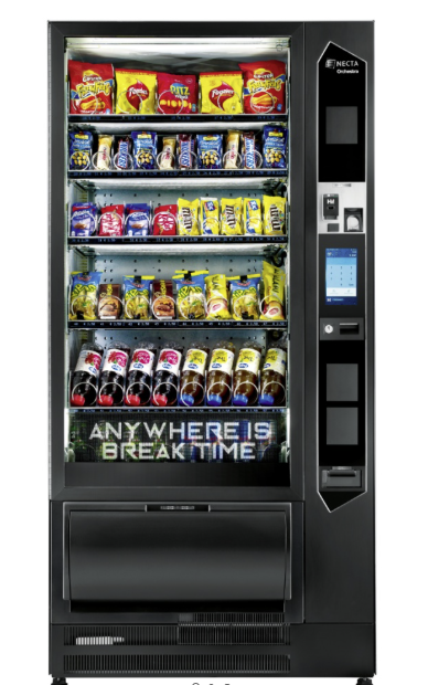 Gusto 8 Pro Touch AKA Orchestra Snack 6-38 Vending Machine (Includes ETL)