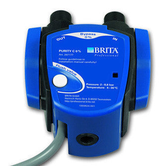 Brita Standard Purity C Head 3/8" BSP Male C/W Bracket & Info (30% Fixed Bypass)