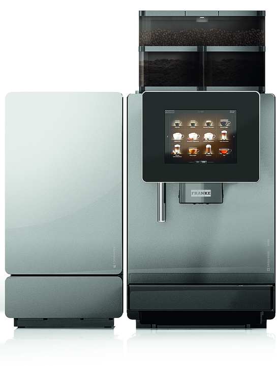 Franke A600 Coffee Machine with Fridge Filtered Water Coolers