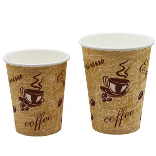 Single Wall Red Bean Hot Vending Cup